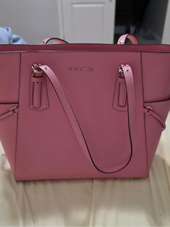 Michael Kors Handbags - Michael Kors Pink Leather Tote Bag and wallet
